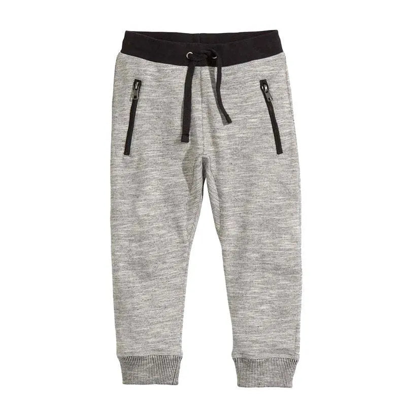 Boys' cotton two-piece clothing set with long sleeves and letter pattern