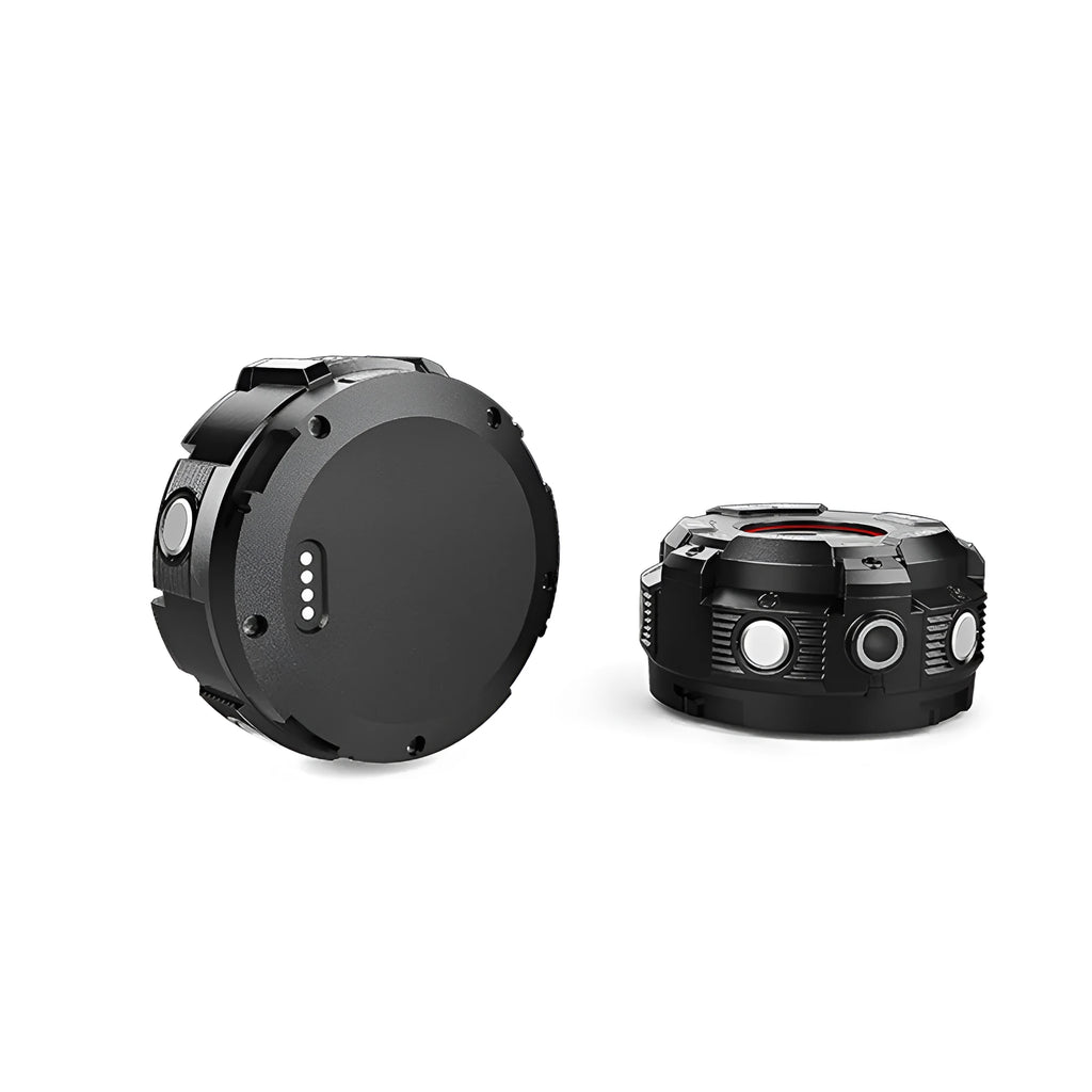 Black waterproof sports digital camera measuring 290mm with 8MP resolution