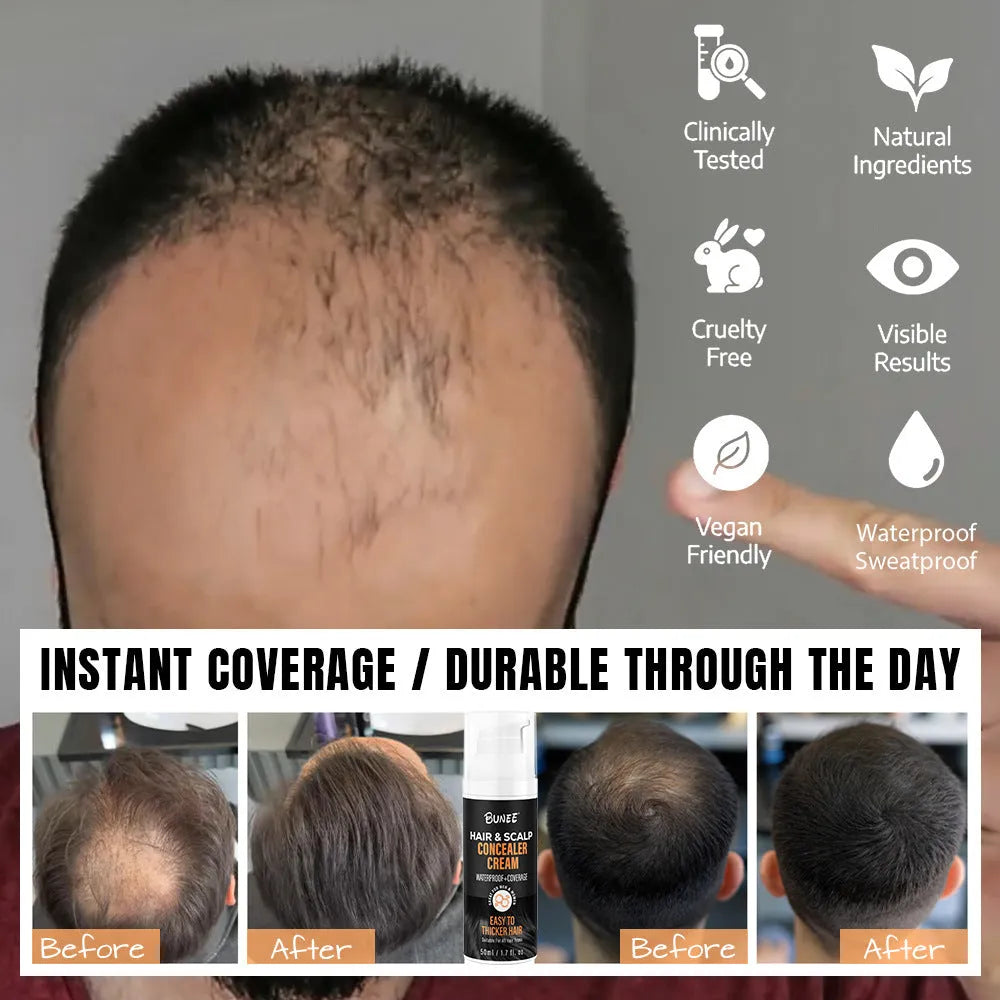30ml tube of scalp concealer pomade for thinning hair coverage