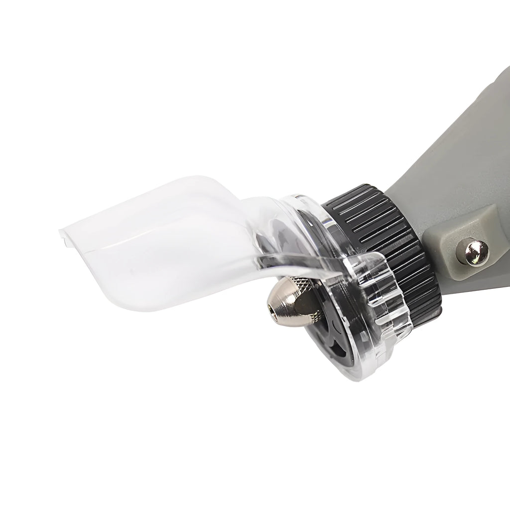Transparent plastic protective horn cover for Delta angle grinders