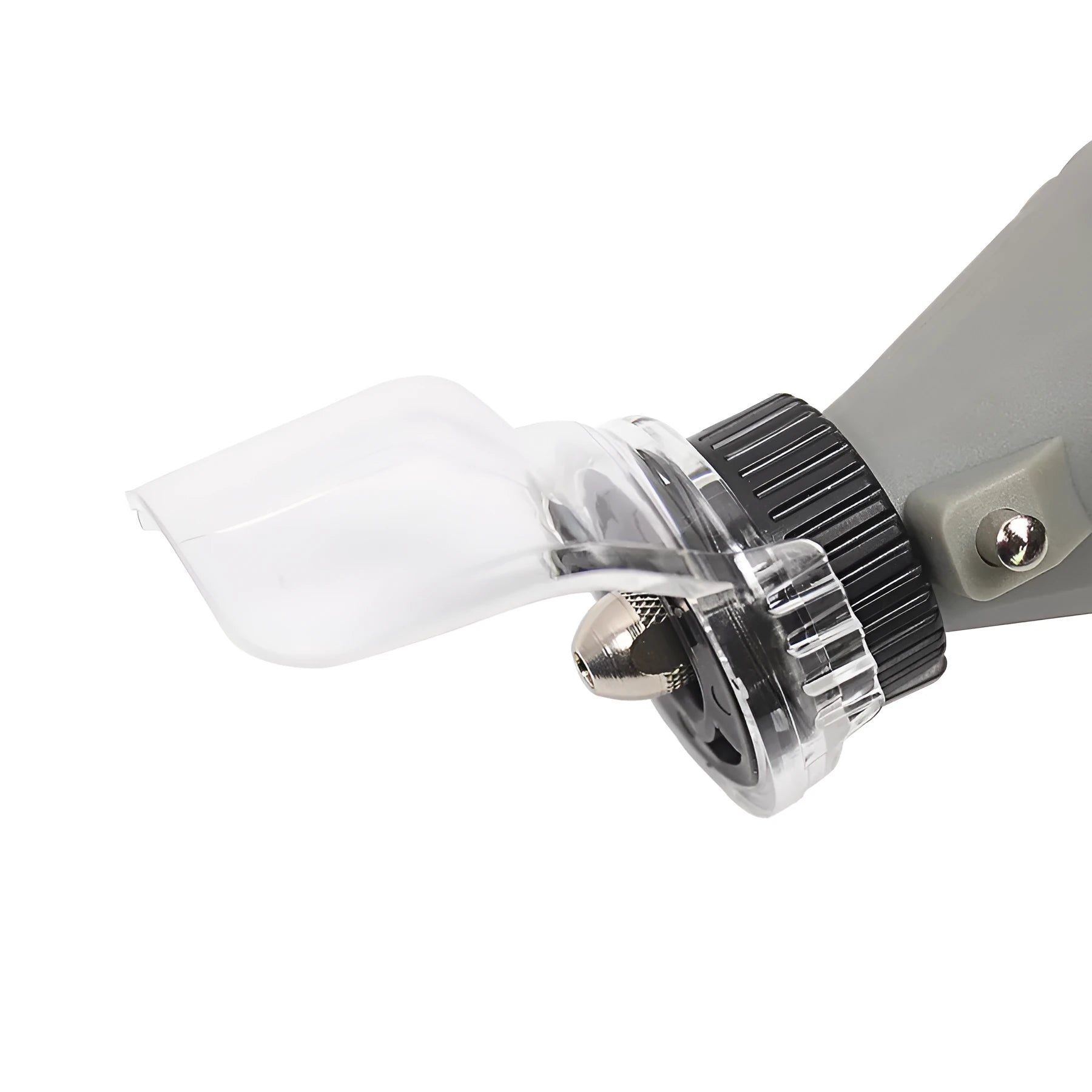 Transparent plastic protective horn cover for Delta angle grinders