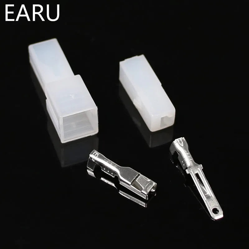 2.8mm male and female motorcycle wire harness connector plug set 2P