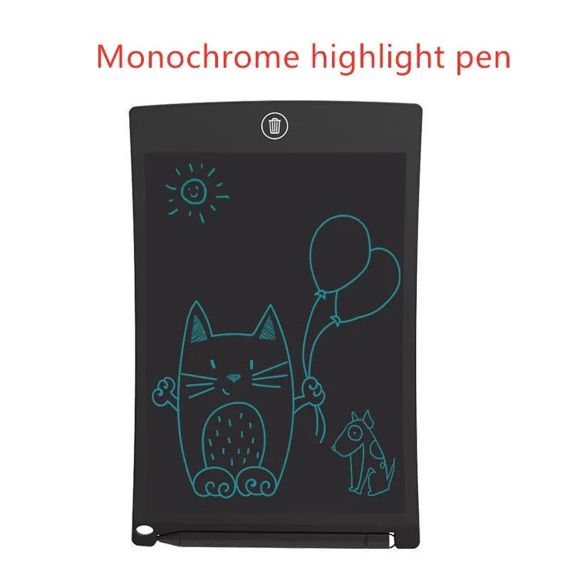 8.5 inch black LCD writing tablet H8S with flexible display and one-key clear button
