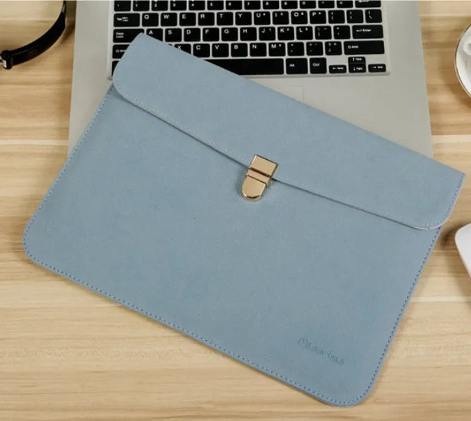 Matte PU fabric notebook inner bag 12 inch size simple handbag