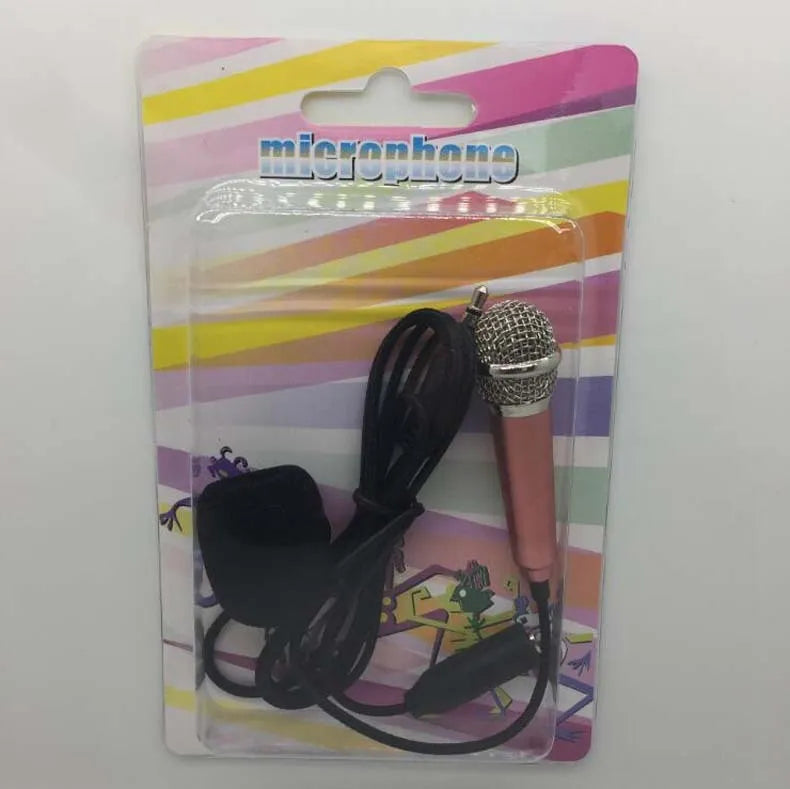 T3 model condenser karaoke microphone with 3.5mm wired connection for Android phones