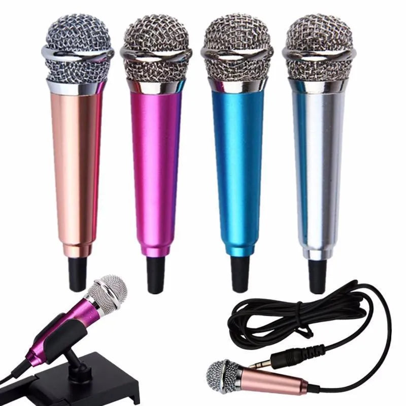 T3 model condenser karaoke microphone with 3.5mm wired connection for Android phones