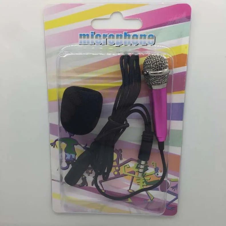 T3 model condenser karaoke microphone with 3.5mm wired connection for Android phones