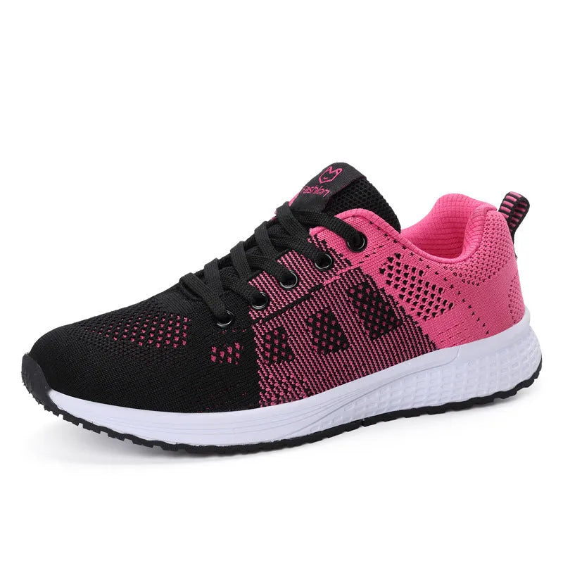 Women's flat board casual shoe with high-top design and back lacing in white colour