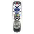 Black DISH Network universal remote control compatible with 20.1 code satellite receivers
