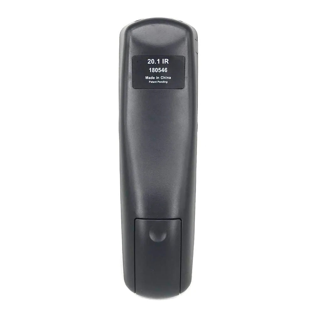 Black DISH Network universal remote control compatible with 20.1 code satellite receivers