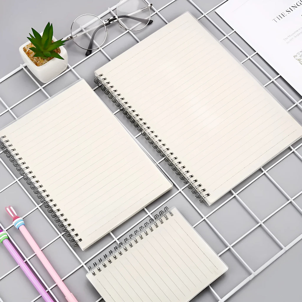 Creative Coil spiral bound notebook with dot matrix pages, PP matte cover, A5 size