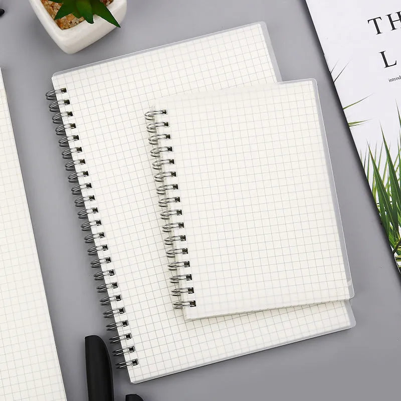 Creative Coil spiral bound notebook with dot matrix pages, PP matte cover, A5 size