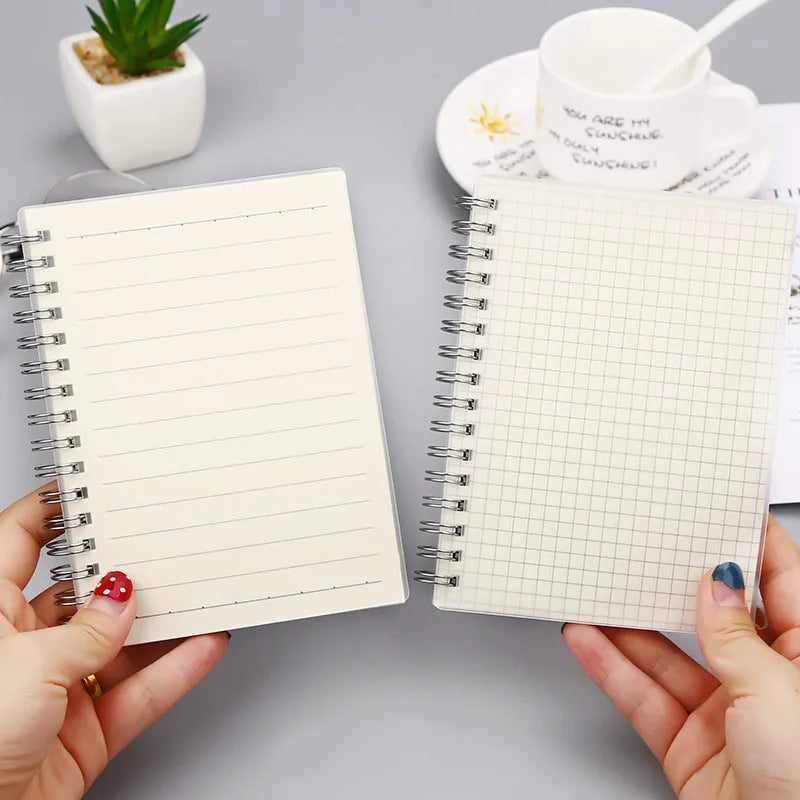 Creative Coil spiral bound notebook with dot matrix pages, PP matte cover, A5 size