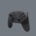 Black Switch PRO wireless Bluetooth gamepad for Nintendo Switch consoles with vibration feedback