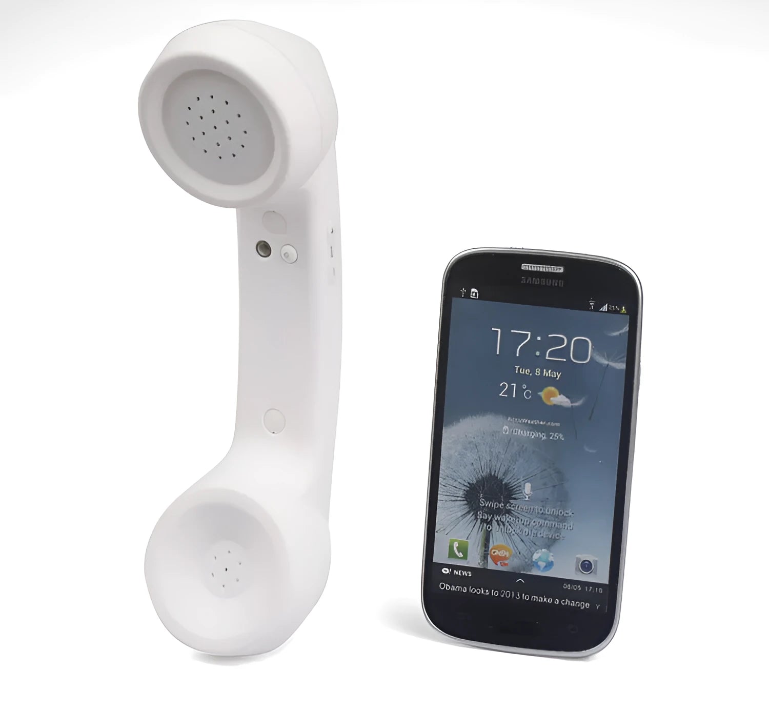 Bluetooth wireless headset with bilateral earpieces in multiple colours including black, blue, pink, red, white, and yellow