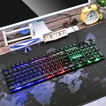 Wired USB Gaming Keyboard for Office and Home Use 104 Keys Multimedia Shortcut Keys X Architecture Backlit Waterproof Plastic Black White 1.5 Metre Cable 420x163x35mm