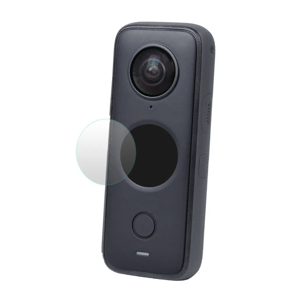 Insta360 ONE X2 tempered glass screen protector black for camera lens protection