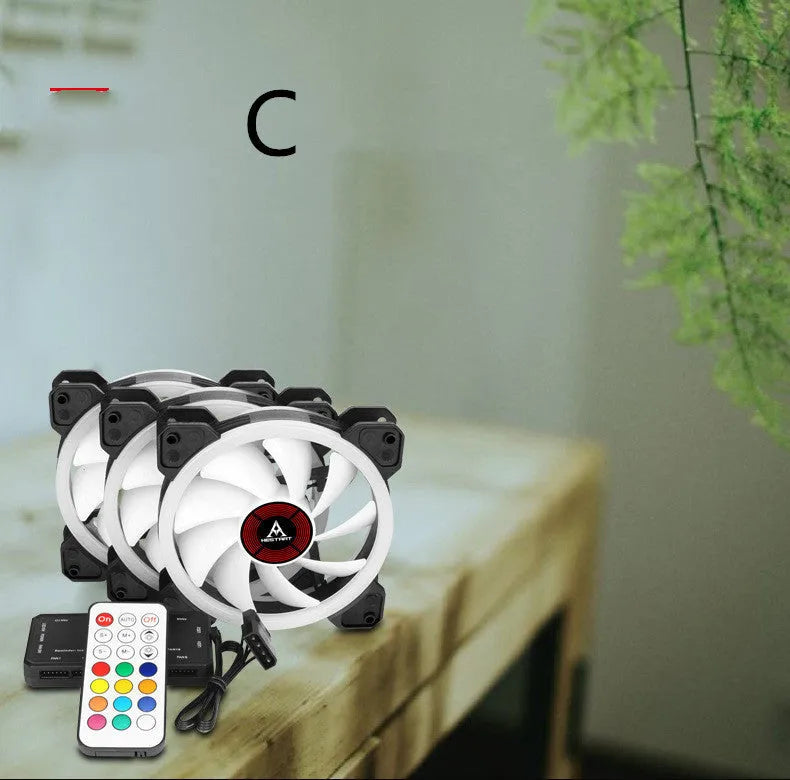 12cm camouflage RGB colour changing chassis cooling fan for PC computer case