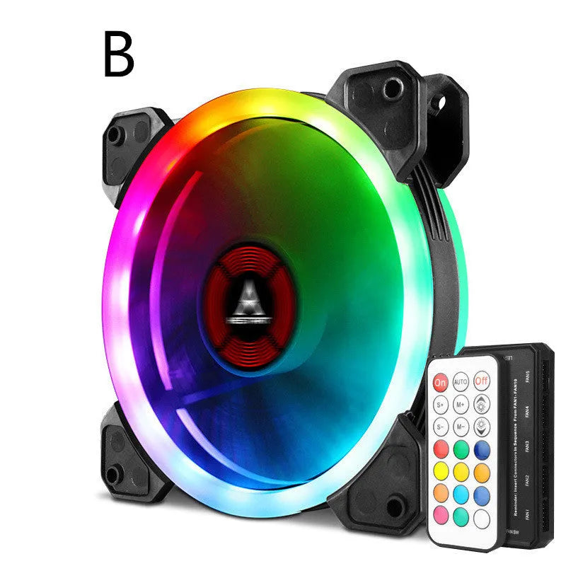 12cm camouflage RGB colour changing chassis cooling fan for PC computer case