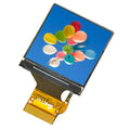 1.3 inch square IPS LCD display module with 240 by 240 pixel resolution.