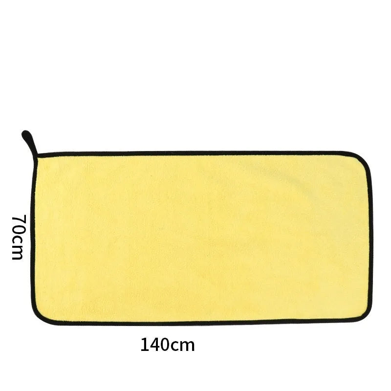 Pet absorbent towel made from nano fibre fabric in pink colour for dogs