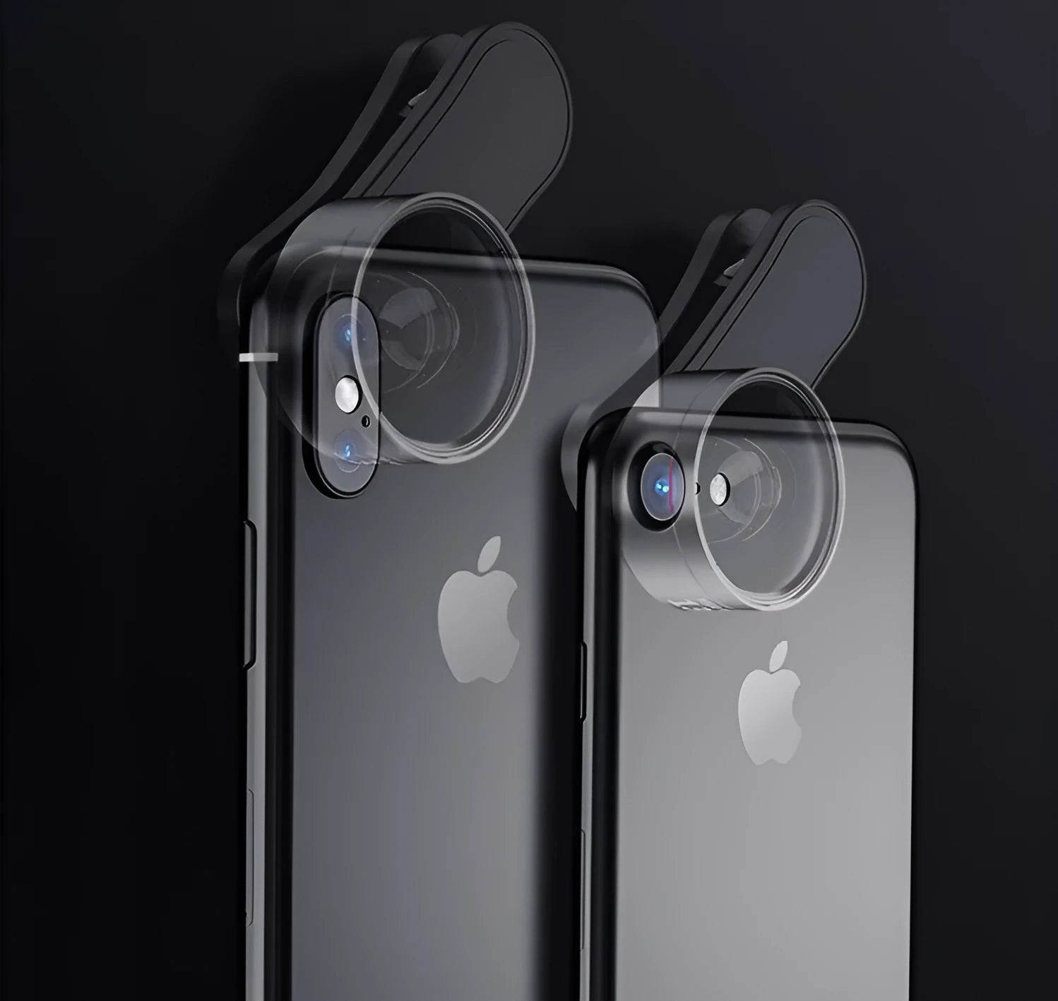 Universal smartphone fill light attachment with multiple lens options for mobile photography