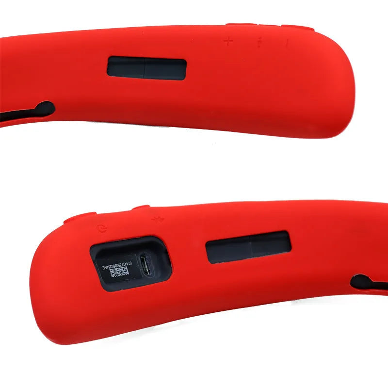 Silicone case for Bluetooth audio wireless surround speaker in pink with border-style design