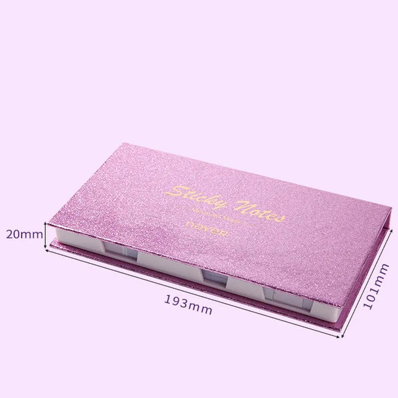 Purple Mermaid Series memo pads six sets with assorted styles and self-adhesive 100g paper