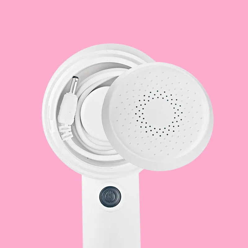 White rechargeable clothes shaver for jersey and knitwear fabric maintenance