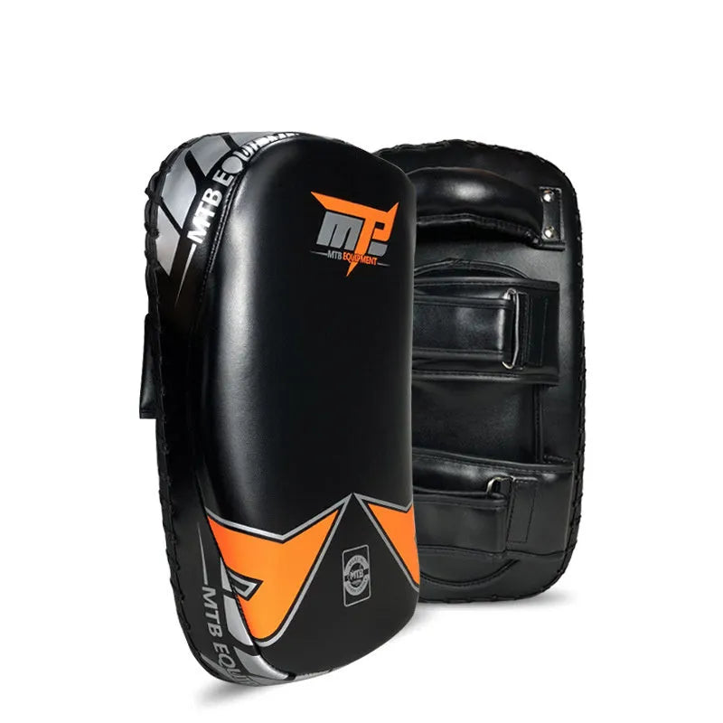 MTB black blue microfiber leather foot target for martial arts training weighing 1100g