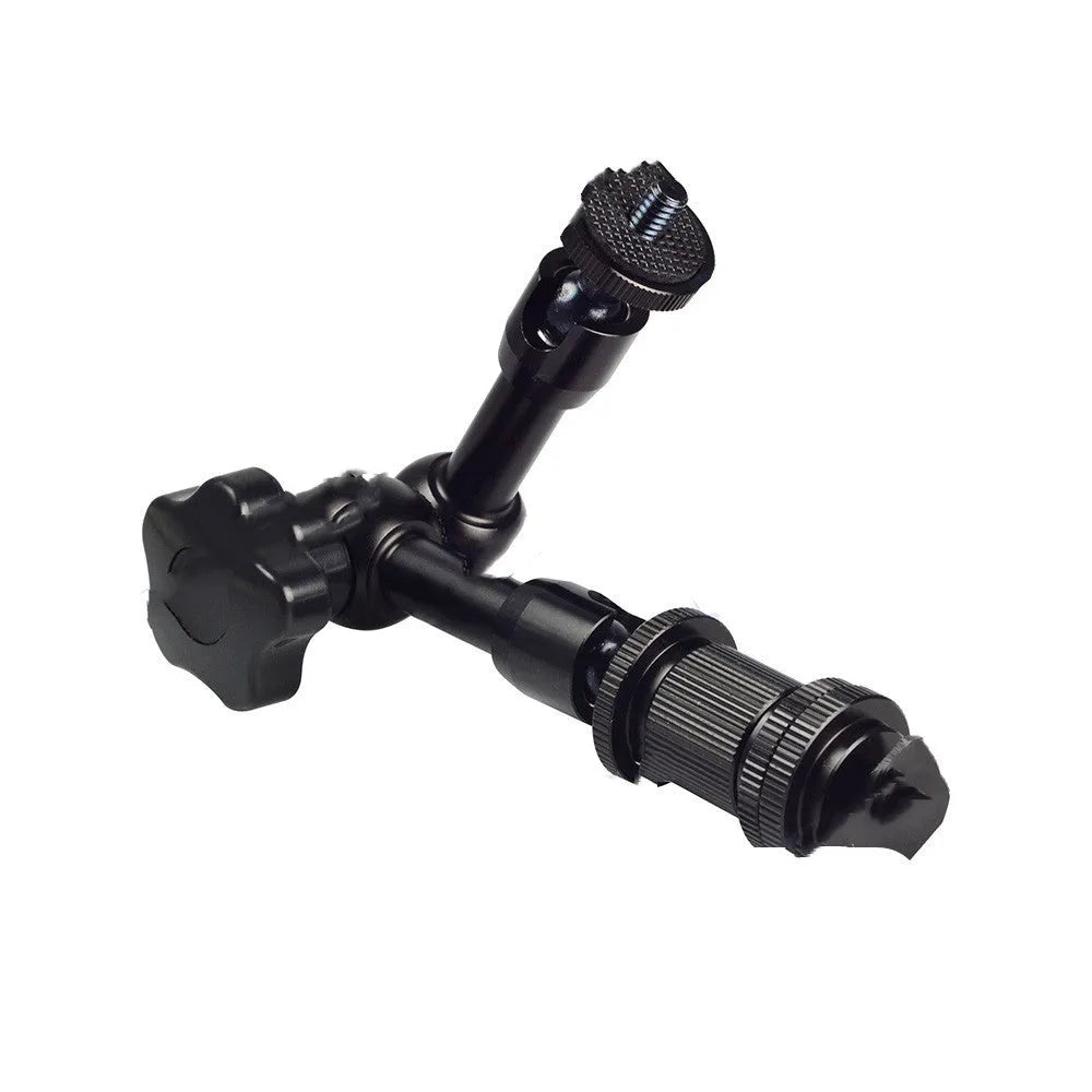 Black metal 7-inch magic friction articulating arm for DSLR camera accessories