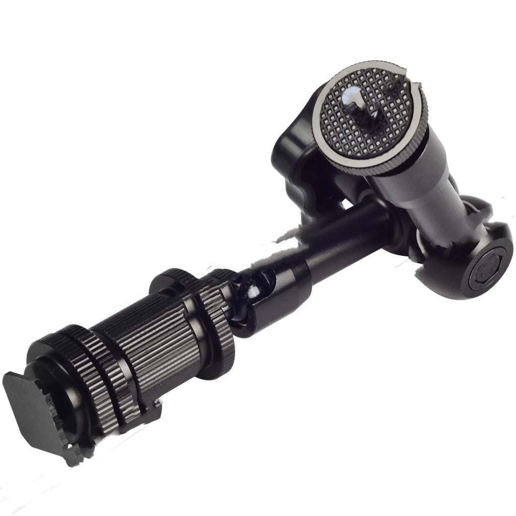 Black metal 7-inch magic friction articulating arm for DSLR camera accessories