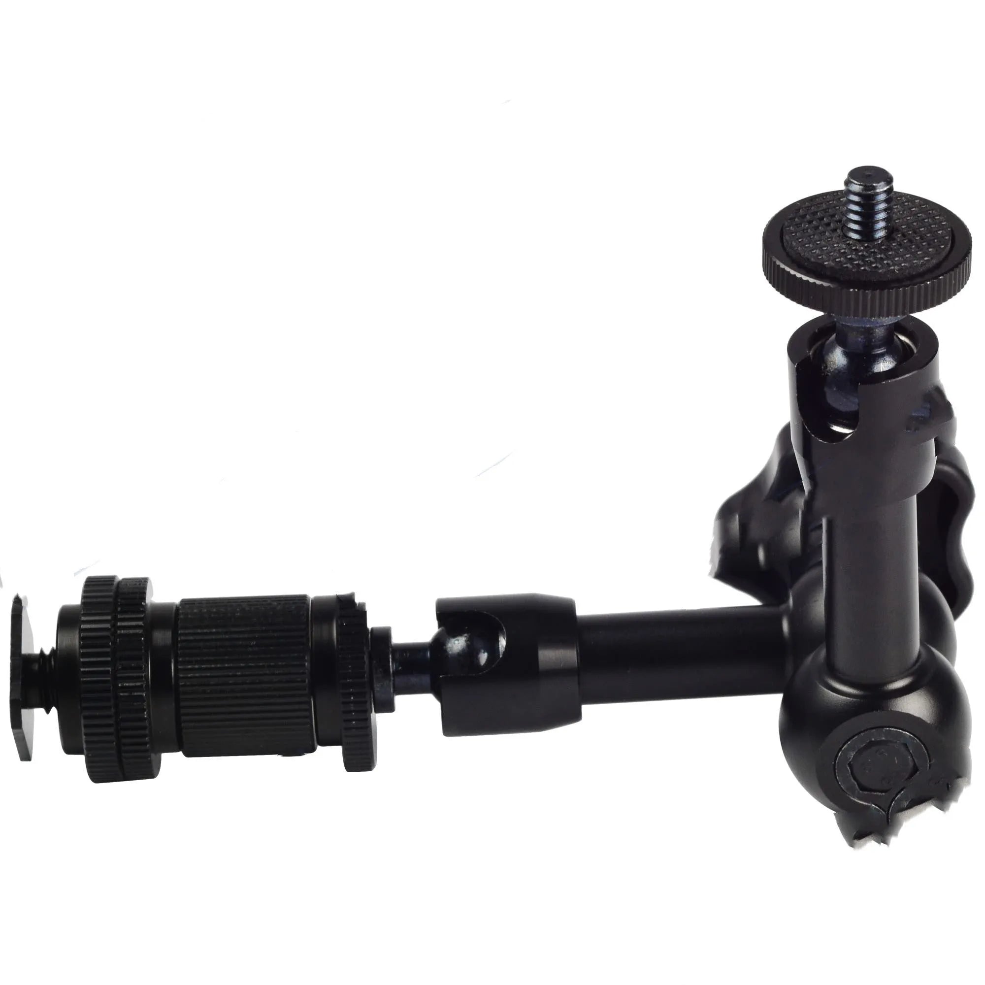 Black metal 7-inch magic friction articulating arm for DSLR camera accessories