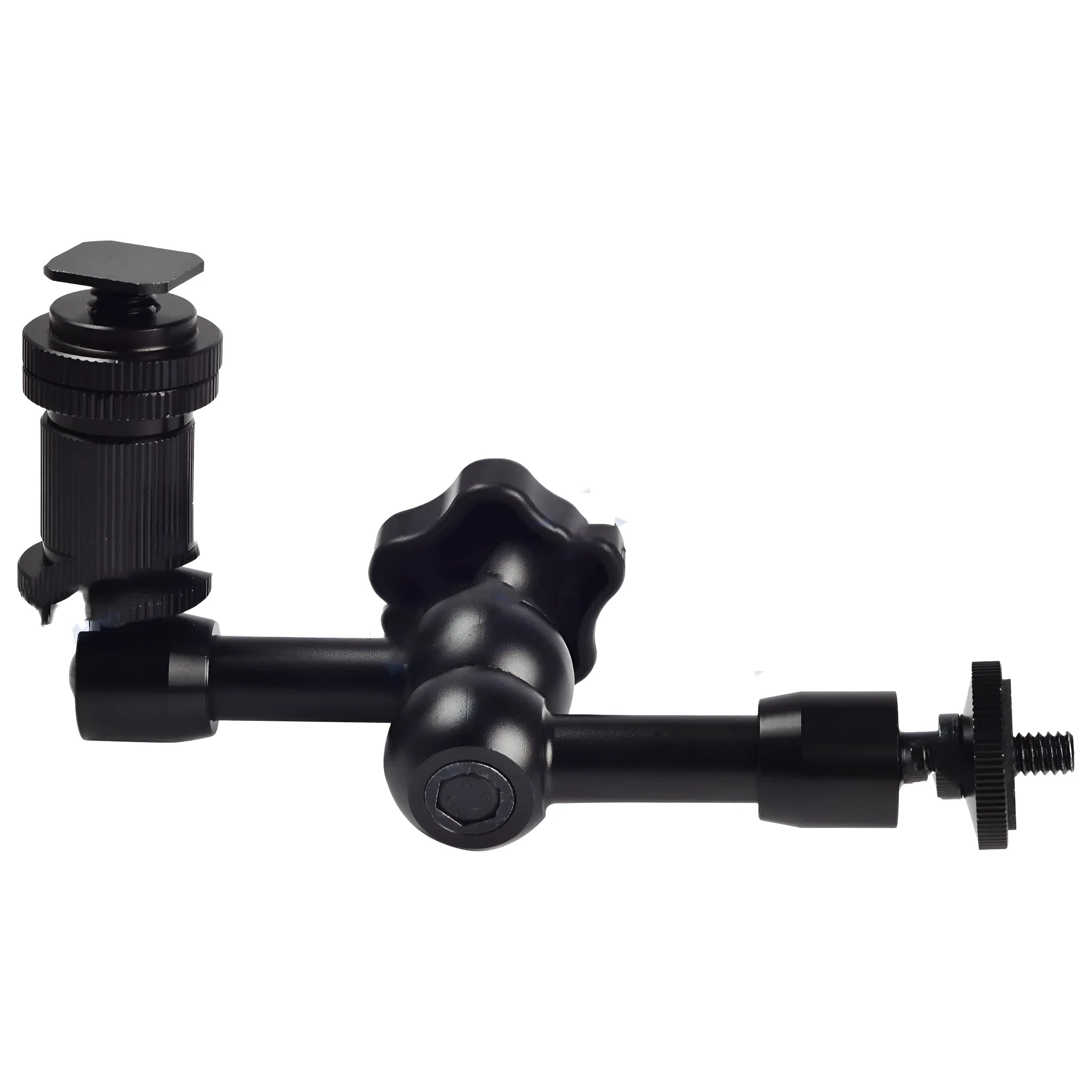 Black metal 7-inch magic friction articulating arm for DSLR camera accessories