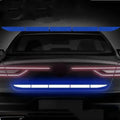 Car rear long strip reflective sticker for bumper tail box warning in paper material with strong adhesion