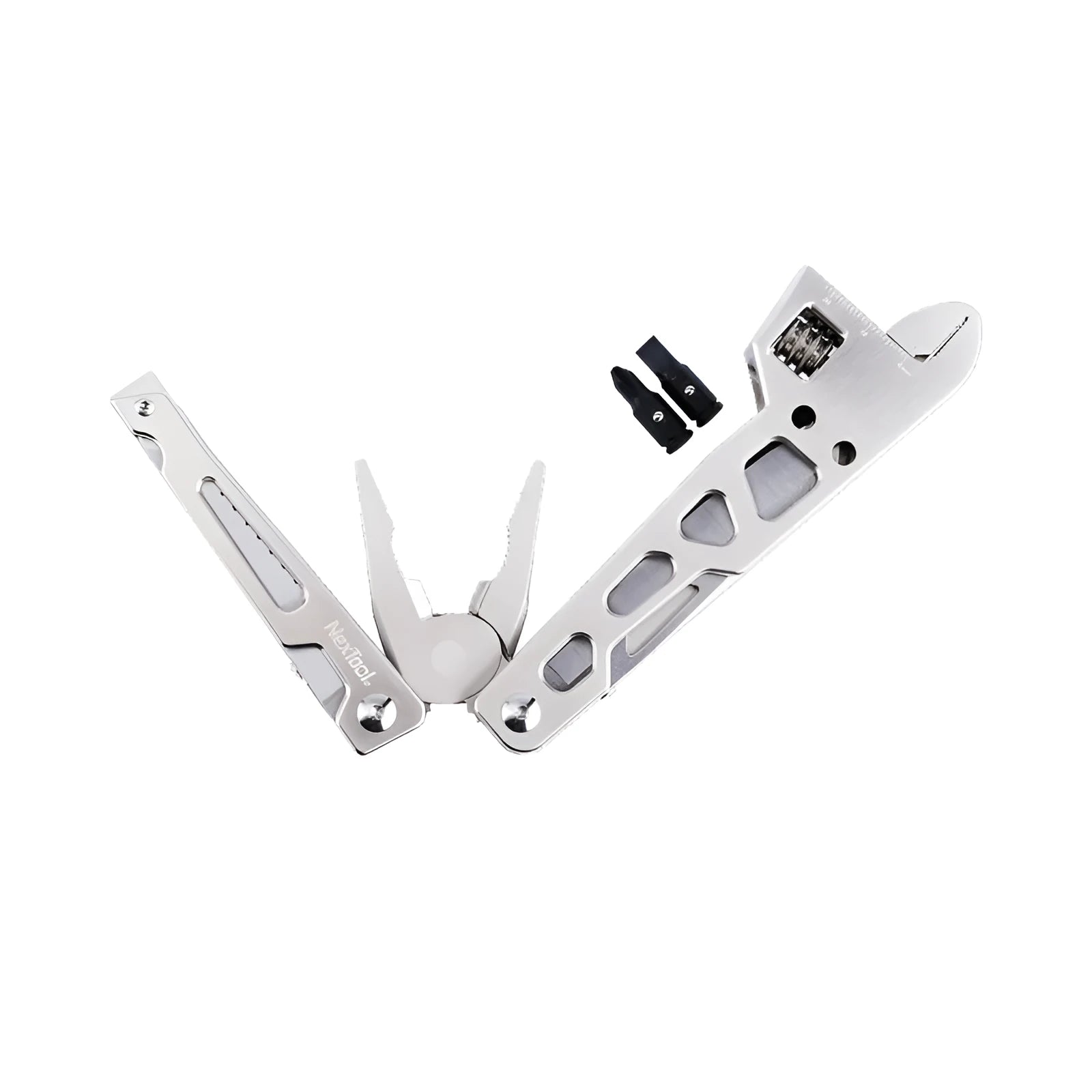 White stainless steel multi-function wrench knife needle nose pliers tool