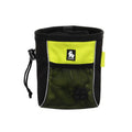 Orange dog training waist bag with removable design showing button fastening and adjustable strap