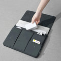 Black nylon waterproof notebook liner bag with magnetic buckle for laptops up to 16 inches