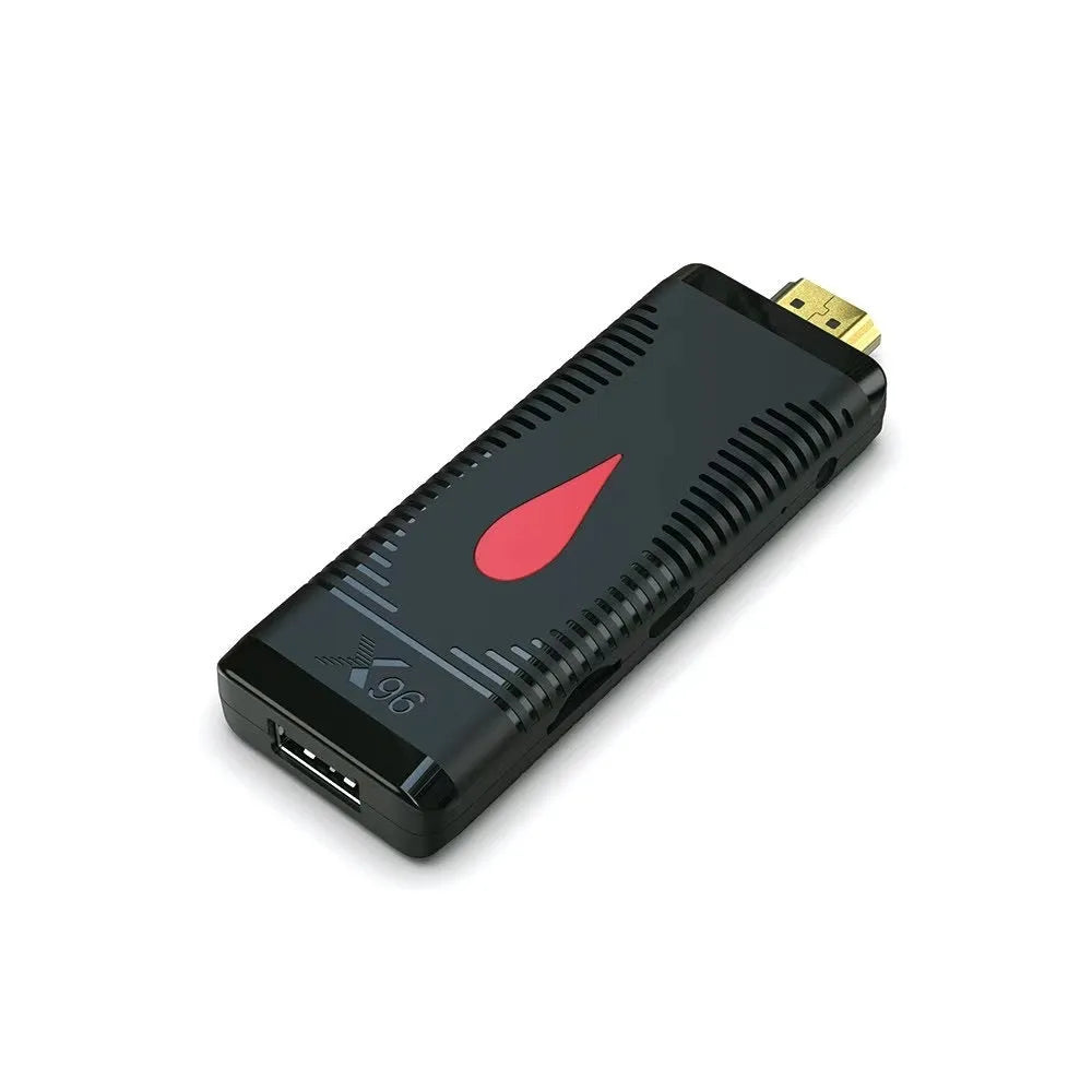 Allwinner H313 smart TV set-top box with remote, HDMI cable, and choice of EU, UK, or US power supply.