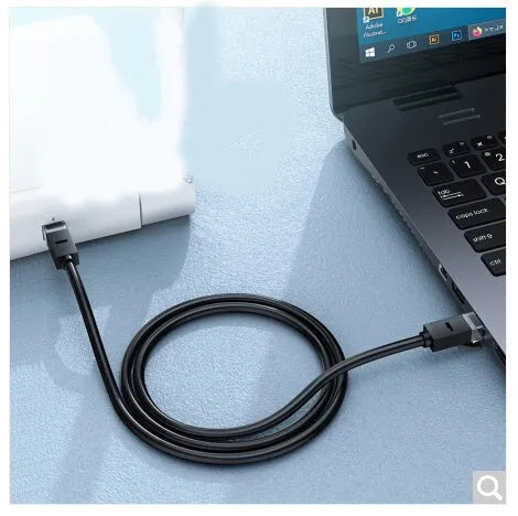Green UGREEN ethernet network cable with RJ45 connectors, shown in 1m and 2m length options.