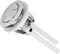 38mm round double-button toilet flush button made from white ABS plastic