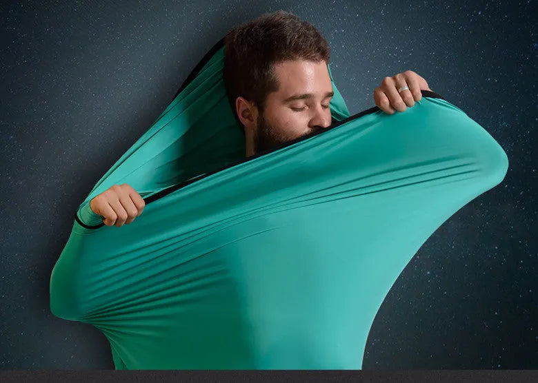 Naturehike high elastic sleeping bag in Colourful Orange, cotton filling, envelope design, for outdoor travel