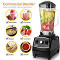 Black or red 2200W broken wall blender with 2-litre jug on a kitchen counter