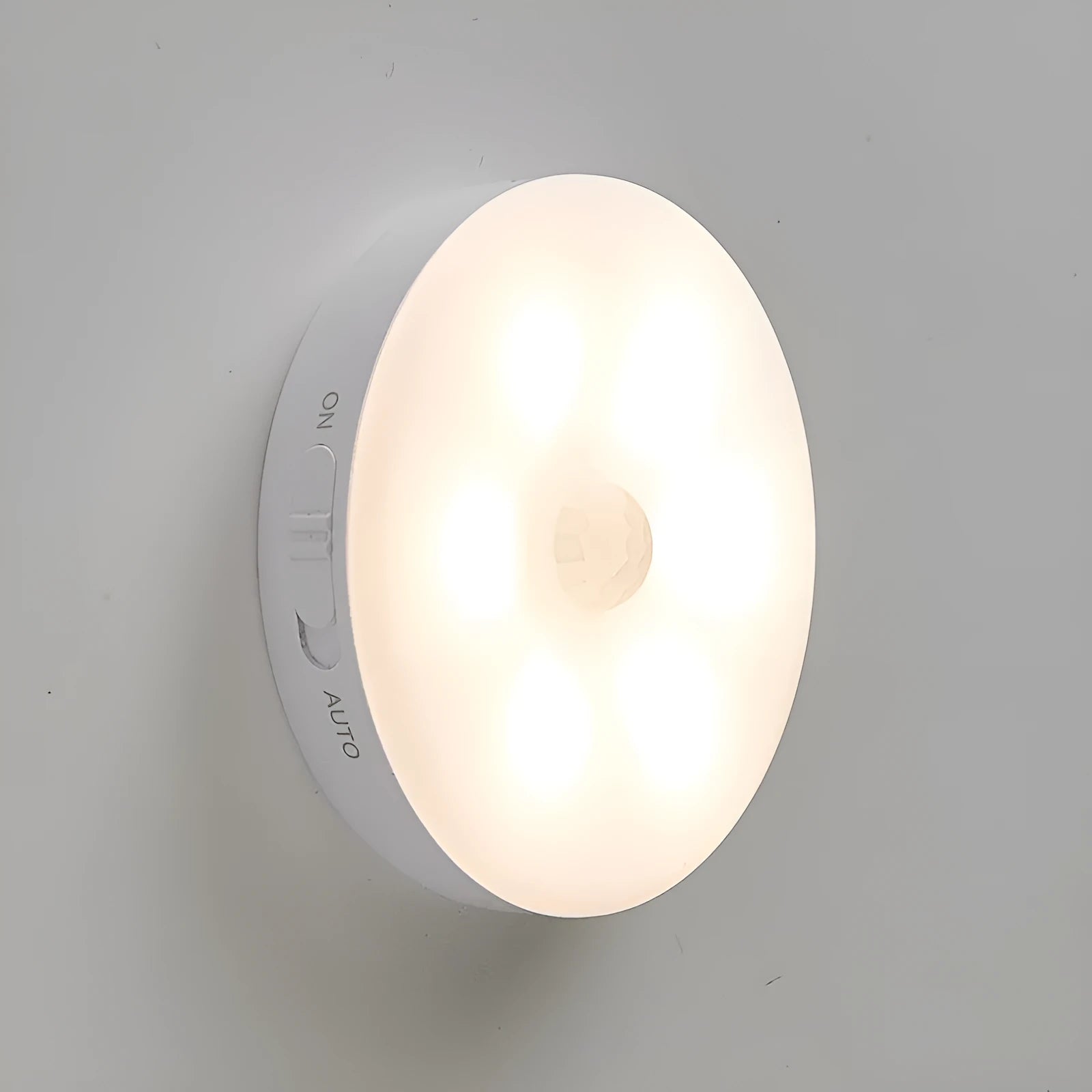 Wireless body sensing LED lights with rotation and fixed lighting modes for nighttime home use