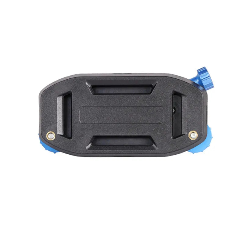 Blue and red GoPro shoulder strap buckle clip for backpack camera mounting