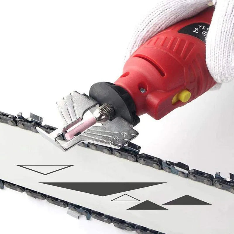 Cylindrical chainsaw chain emery grinding head with 3mm shank and 45mm length in 4mm 4.8mm 5.5mm outer diameter options