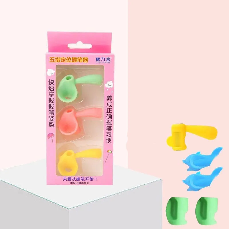 Children's writing corrector orthosis with pen holders for kindergarten learning