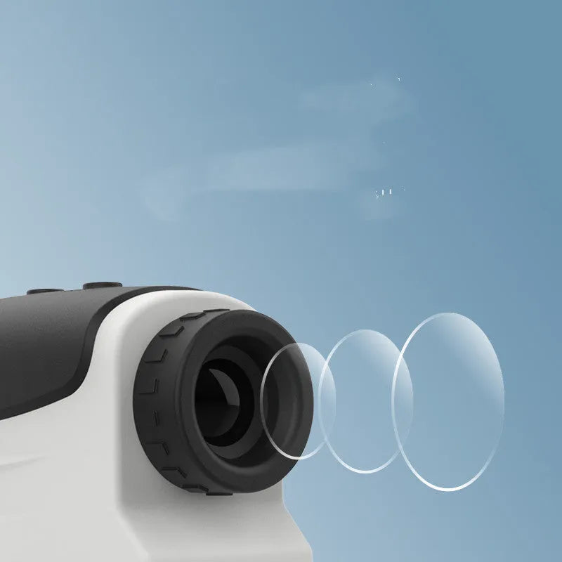 Golf laser rangefinder telescope for outdoor distance measurement with high precision