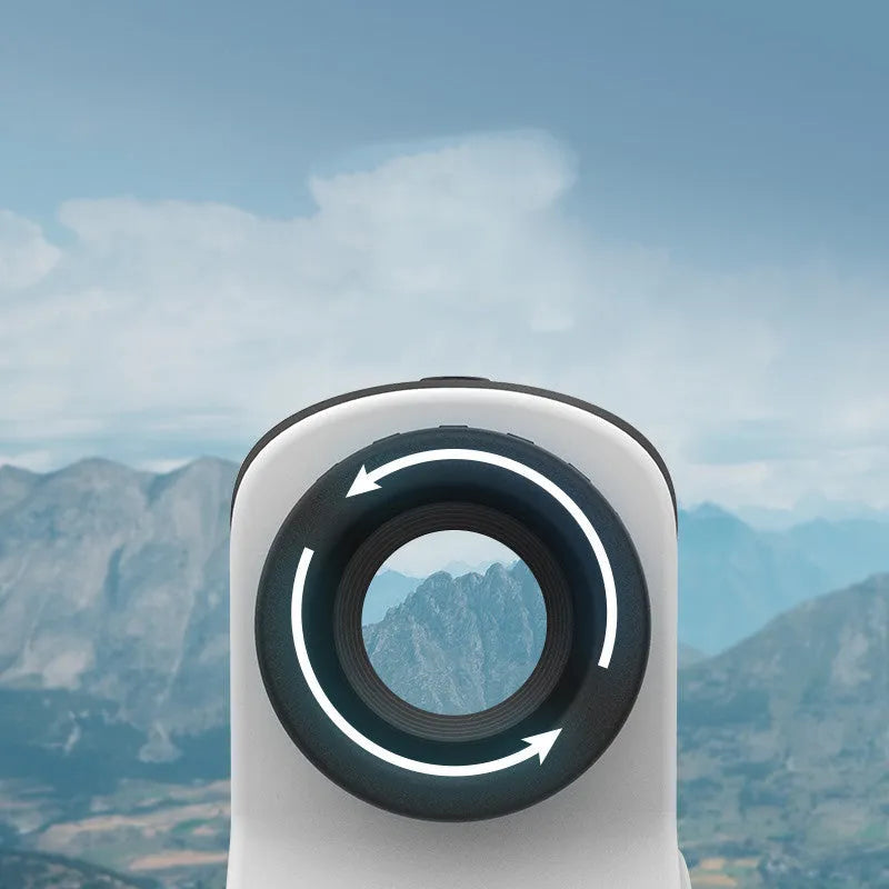Golf laser rangefinder telescope for outdoor distance measurement with high precision