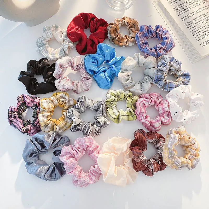 Children's 20-piece autumn colour hair ring set with head ropes and hair accessories